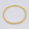 Pulso Aro Riel Tupido 10 g / 17.2 cm / 4 mm Oro Amarillo 18K