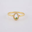 Anillo Gota Chispa 1.95 g / T7 3/4 Oro Amarillo 18K
