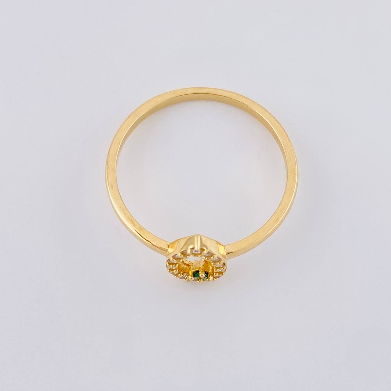 Anillo Gota Chispa 1.95 g / T7 3/4 Oro Amarillo 18K