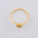 Anillo Gota Chispa 1.95 g / T7 Oro Amarillo 18K
