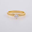 Anillo Solitario Cuatro Garras 2.55 g / T7 1/4 Oro Amarillo 18K