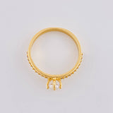 Anillo Solitario Cuatro Garras 2.55 g / T7 1/4 Oro Amarillo 18K