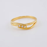 Anillo Lineas De Idra 2.25 g / T7 1/2 Oro Amarillo 18K