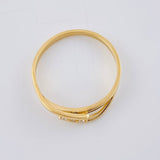 Anillo Lineas De Idra 2.25 g / T7 1/2 Oro Amarillo 18K