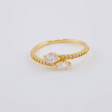 Anillo Dos Colas 2.05 g / T7 3/4 Oro Amarillo 18K