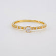 Anillo Solitario Chispas 1.35 g / T6 3/4 Oro Amarillo 18K