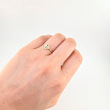 Anillo Aro Corazón Central 1.9 g / T6 Oro Amarillo 18K