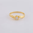 Anillo Linea Invertida 1.8 g / T8 Oro Amarillo 18K