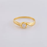 Anillo Linea Invertida 1.8 g / T8 Oro Amarillo 18K