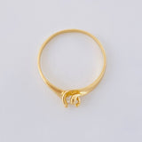 Anillo Linea Invertida 1.8 g / T8 Oro Amarillo 18K