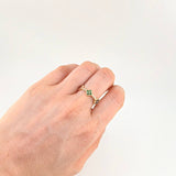 Anillo Trío Trebol 2.75 g / T7 3/4 Oro Amarillo 18K