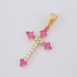 Herraje Cruz Victoriana 2 g / 3.5 cm Oro Amarillo 18K