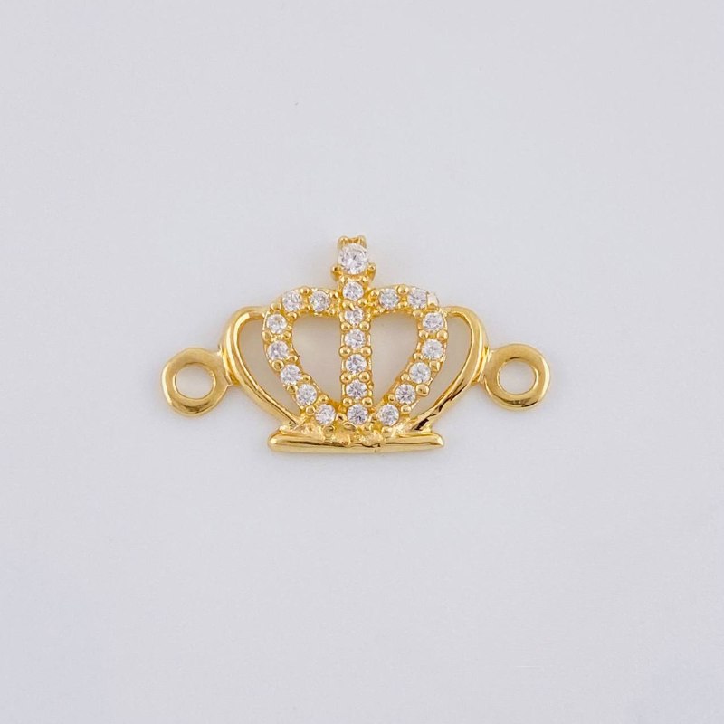 Herraje Corona Real 0.75 g / 1.8 cm Oro Amarillo 18K