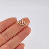 Herraje Corona Real 0.75 g / 1.8 cm Oro Amarillo 18K