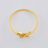 Anillo Silueta Mariposa 0.95 g / T5 1/2 Oro Amarillo 18K