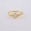 Anillo Carril Linea Convers 1.65 g / T7 Oro Amarillo 18K