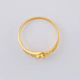 Anillo Carril Linea Convers 1.65 g / T7 Oro Amarillo 18K