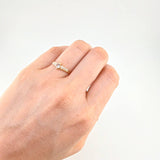 Anillo Carril Linea Convers 1.65 g / T7 Oro Amarillo 18K
