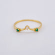 Anillo Cinturon De Orion En V 1.05 g / T6 3/4 Oro Amarillo 18K