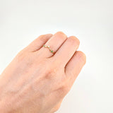 Anillo Cinturon De Orion En V 1.05 g / T6 3/4 Oro Amarillo 18K