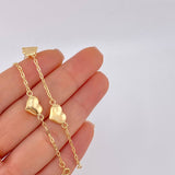 Pulso Cajón Corazon 2.75 g / 19.5 cm / 1.7 mm Oro Amarillo 18K
