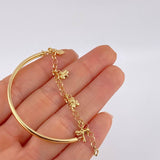 Pulso Roll On Casandra 3.7 g / 17.8 cm / 3.2 mm Oro Amarillo 18K