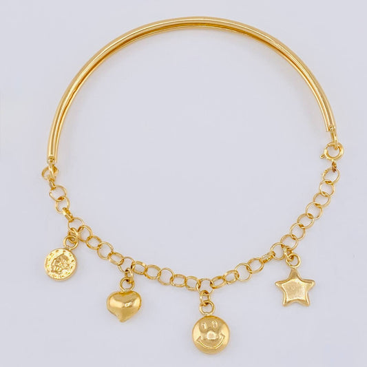 Pulso Roll On Casandra 4.6 g / 17.5 cm / 3.2 mm Oro Amarillo 18K
