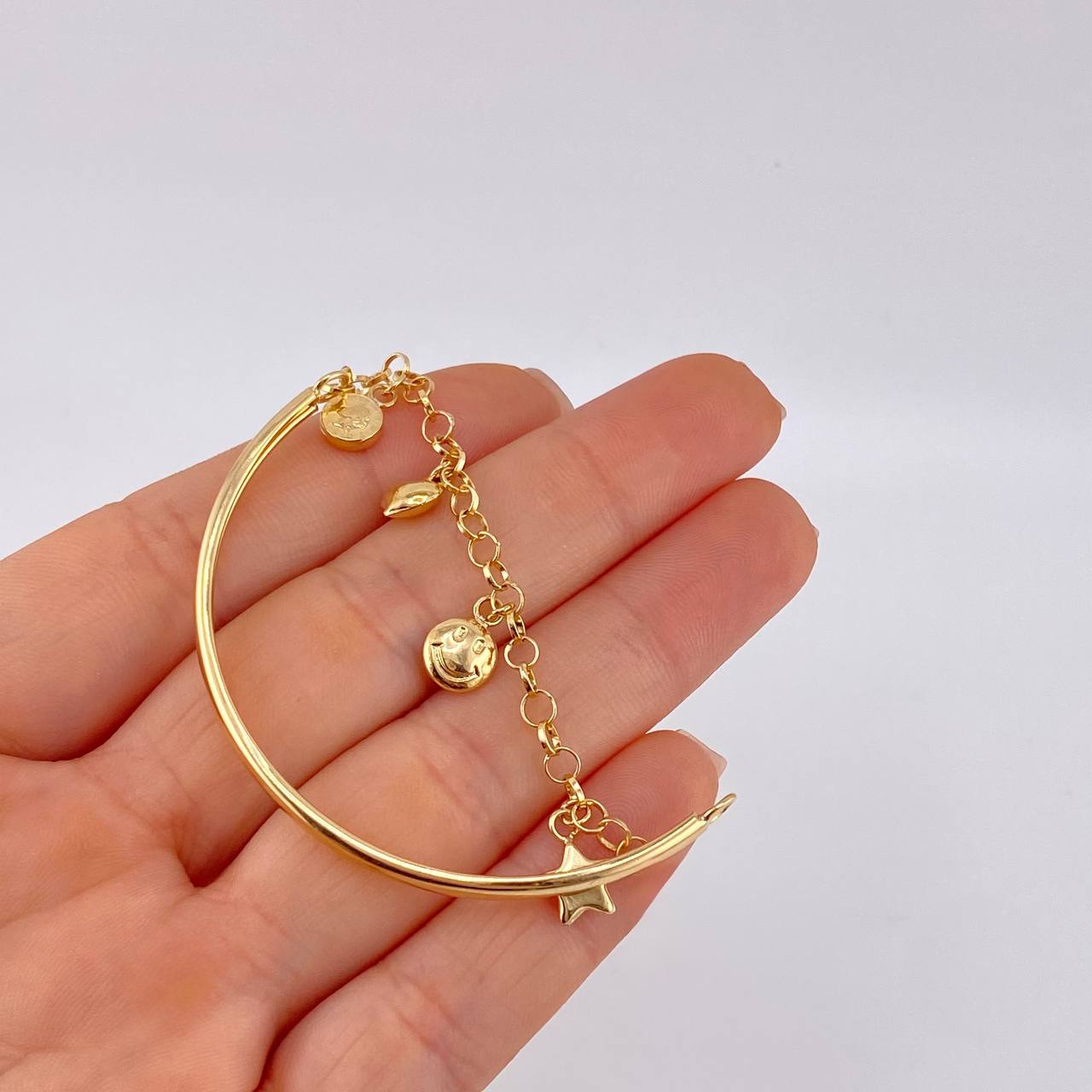 Pulso Roll On Casandra 4.6 g / 17.5 cm / 3.2 mm Oro Amarillo 18K