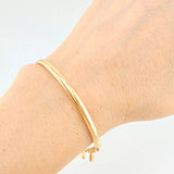 Pulso Roll On Casandra 4.6 g / 17.5 cm / 3.2 mm Oro Amarillo 18K