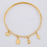 Pulso Roll On Casandra 4.35 g / 17.5 cm / 3.2 mm Oro Amarillo 18K