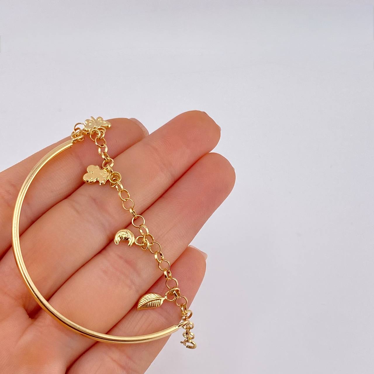 Pulso Roll On Casandra 4.35 g / 17.5 cm / 3.2 mm Oro Amarillo 18K