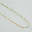 Cadena Morse 2gr / 45.7cm / 0.8mm Oro Amarillo 18K