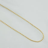 Cadena Morse 2gr / 45.7cm / 0.8mm Oro Amarillo 18K