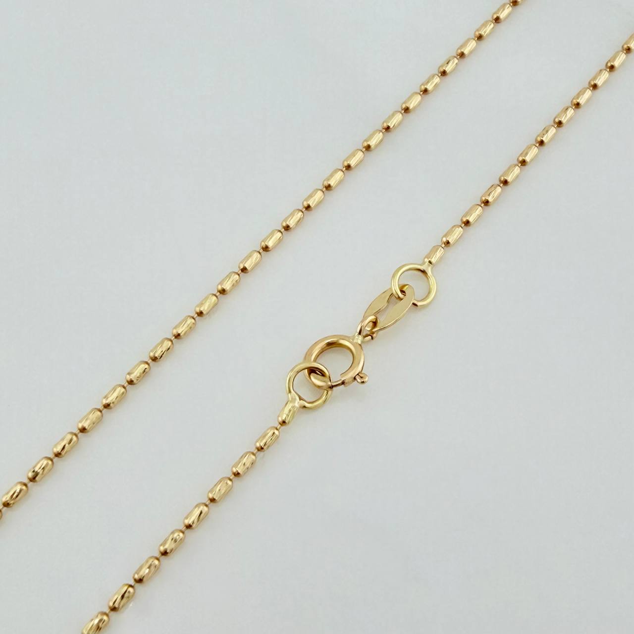 Cadena Morse 2gr / 45.7cm / 0.8mm Oro Amarillo 18K
