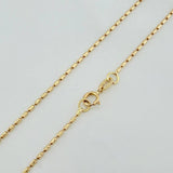 Cadena Morse 2gr / 45.7cm / 0.8mm Oro Amarillo 18K