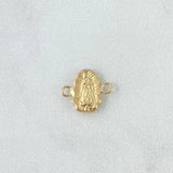 Herraje Virgen Guadalupe 0.3gr / 1.1cm / Silueta Oro Amarillo 18K
