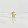 Herraje Virgen Guadalupe 0.3gr / 1.1cm / Silueta Oro Amarillo 18K
