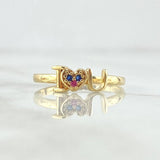 Anillo I Love You 1.75g / T6 Oro Amarillo 18K