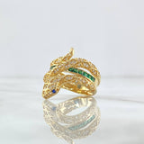 Anillo Serpiente Media Churumbela 8.9gr / T6 3/4 / Oro Amarillo 18K ©