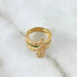 Anillo Serpiente Media Churumbela 8.9gr / T6 3/4 / Oro Amarillo 18K ©