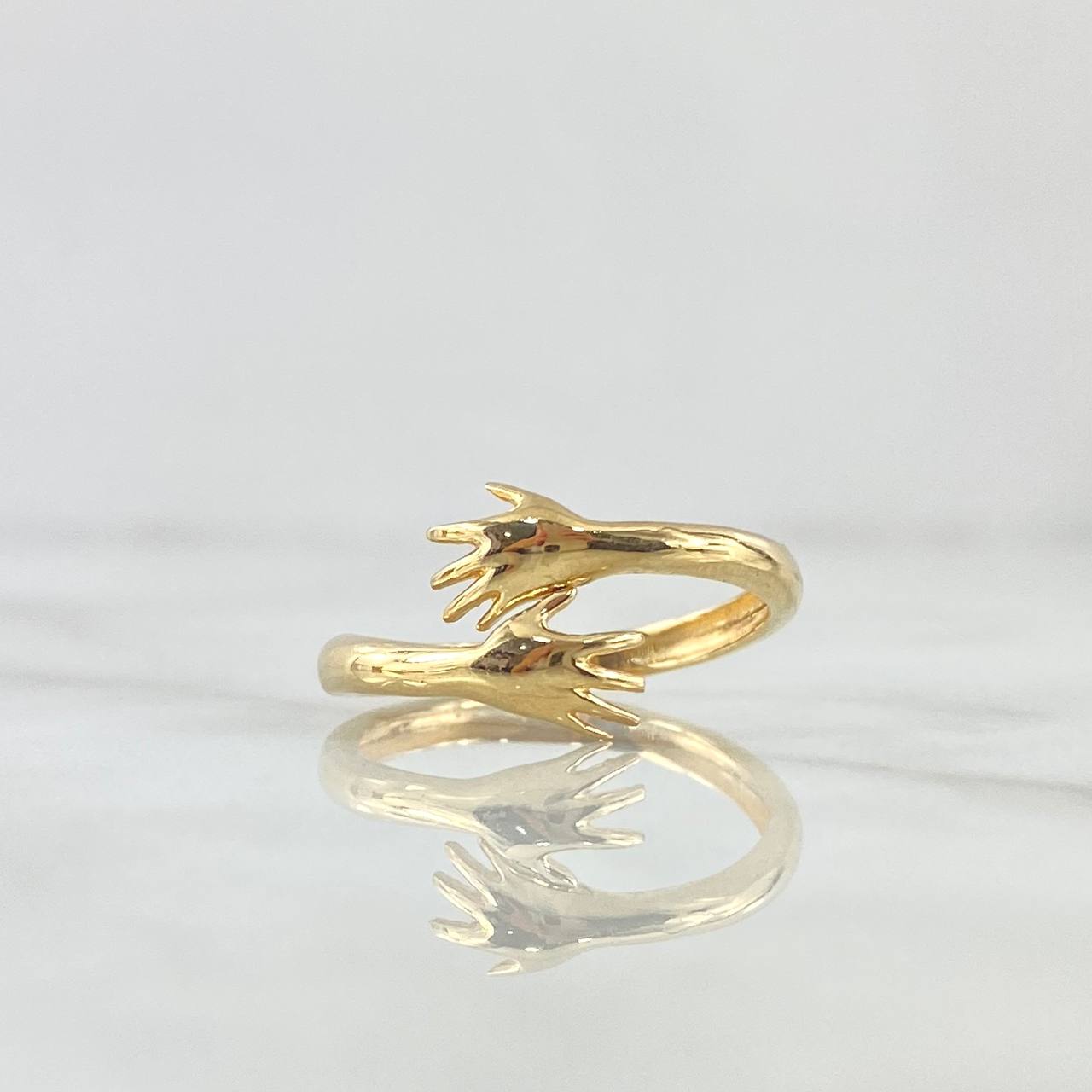Anillo Manitos 2.75gr / T8 3/4 / Oro Amarillo 18K