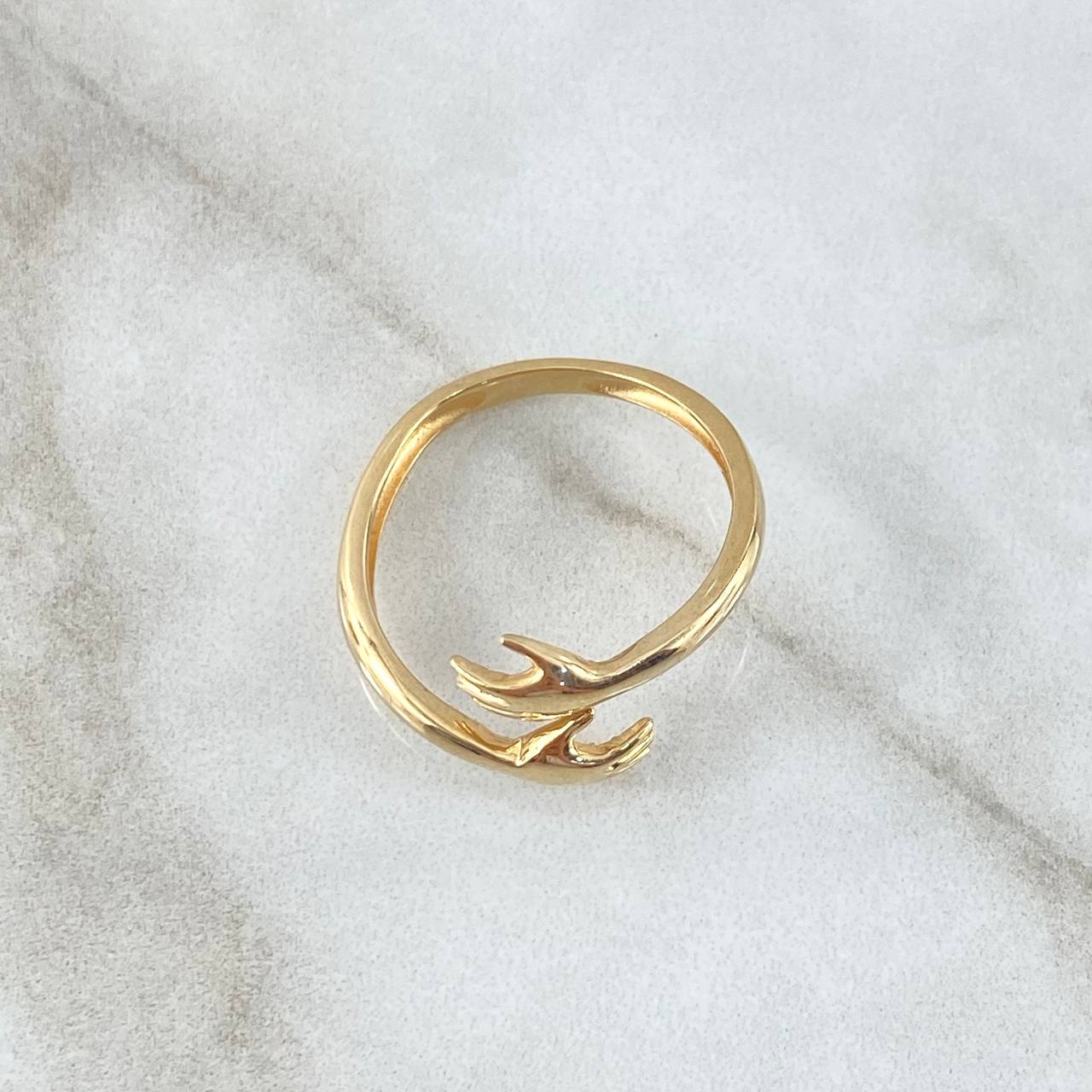 Anillo Manitos 2.75gr / T8 3/4 / Oro Amarillo 18K