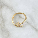 Anillo Manitos 2.75gr / T8 3/4 / Oro Amarillo 18K