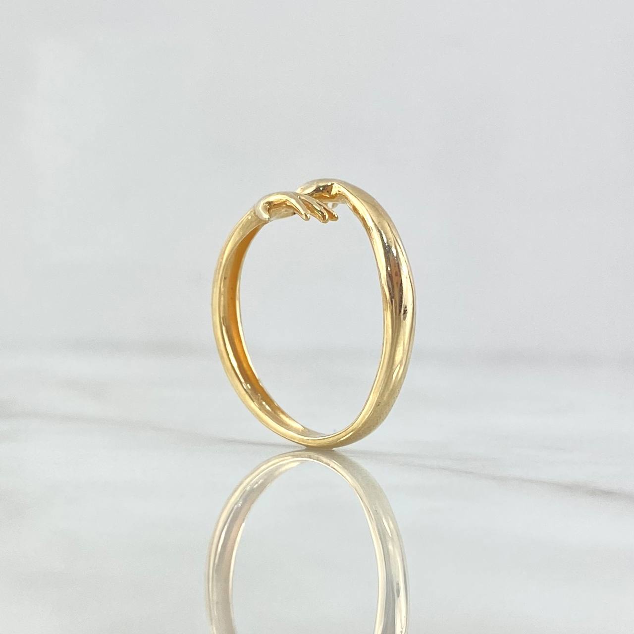 Anillo Manitos 2.75gr / T8 3/4 / Oro Amarillo 18K