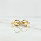 Anillo Infinito 1.85gr / T7 1/2 / Oro Amarillo 18K *