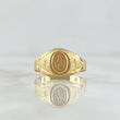 Anillo Sello Virgen Milagrosa 1.85gr / T9 / Oro 18K *