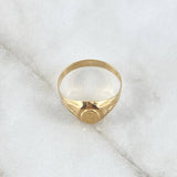 Anillo Sello Virgen Milagrosa 1.9gr / T8 / Oro 18K *