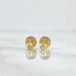 Topos Boton Liso 0.4gr / 3mm Oro Amarillo 18K