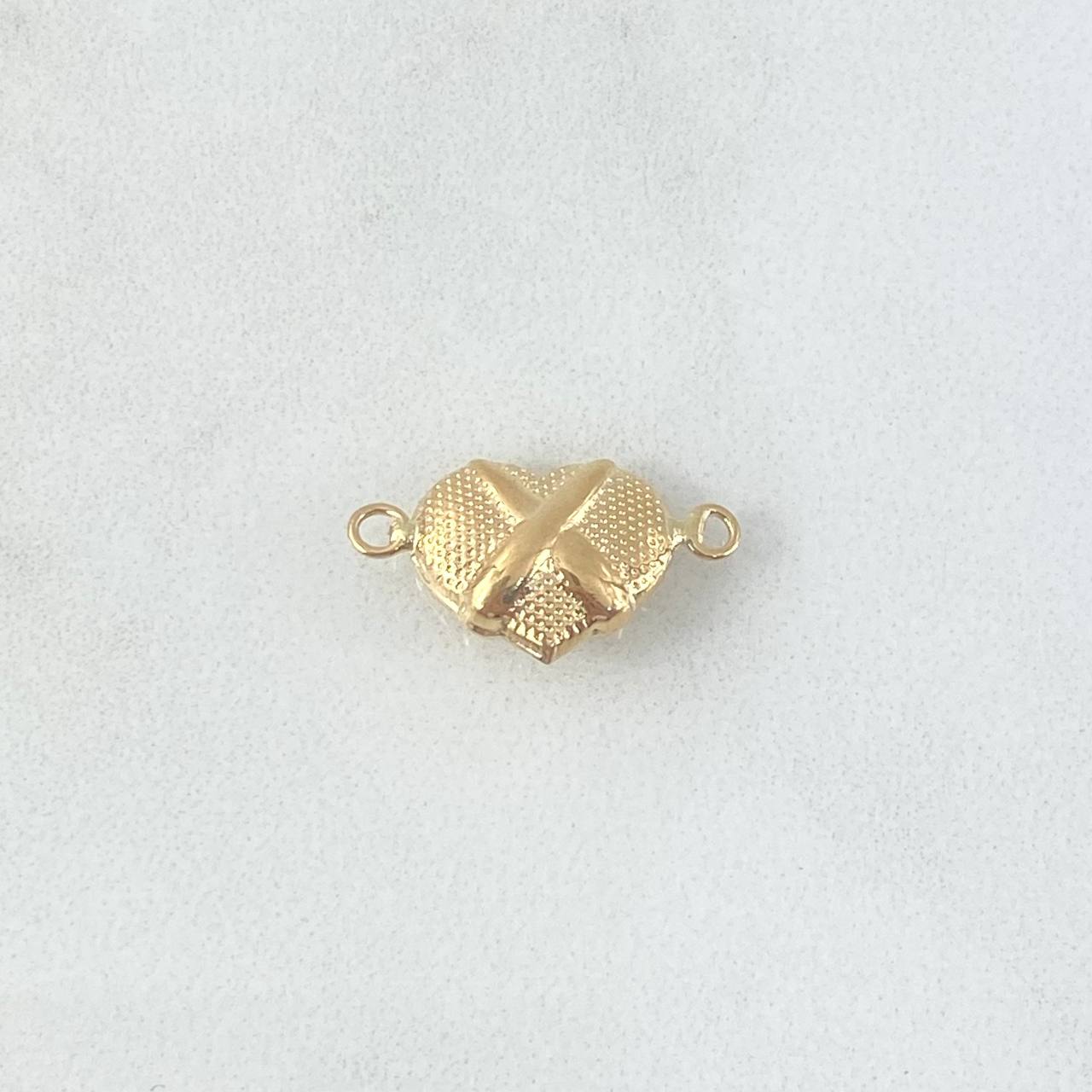 Herraje Corazon 0.6gr / 1.7cm / Oro 18K