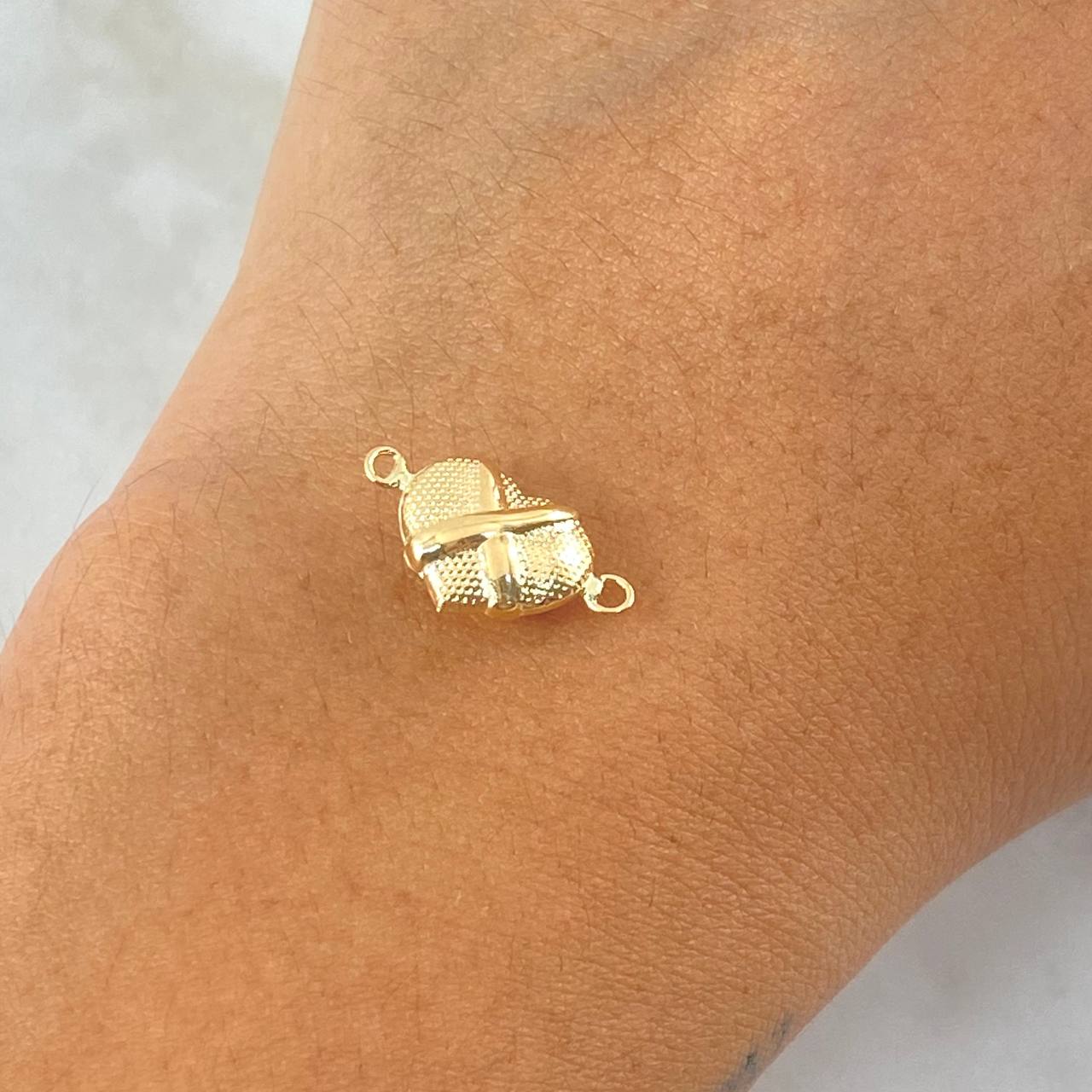 Herraje Corazon 0.6gr / 1.7cm / Oro 18K